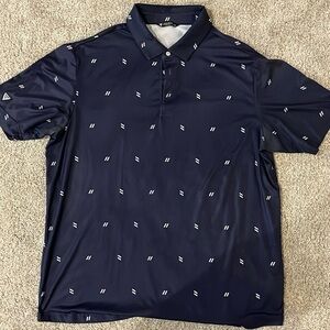 Men’s blue levelwear polo